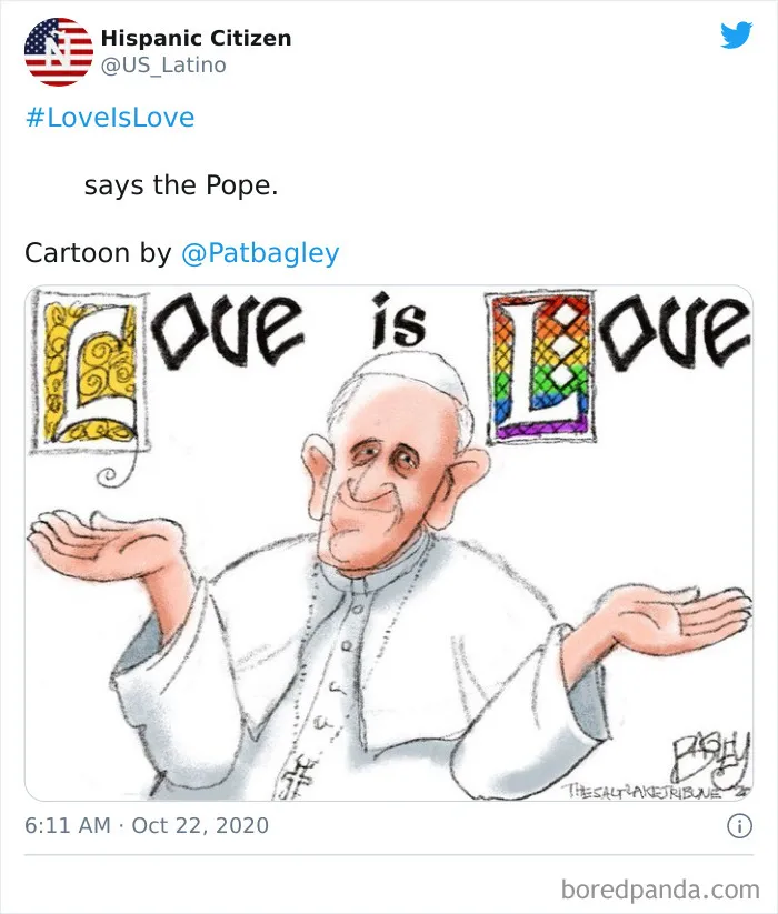 37 Of The Best Reactions To Pope Francis Endorsing Civil Unions For Same-Sex Couples