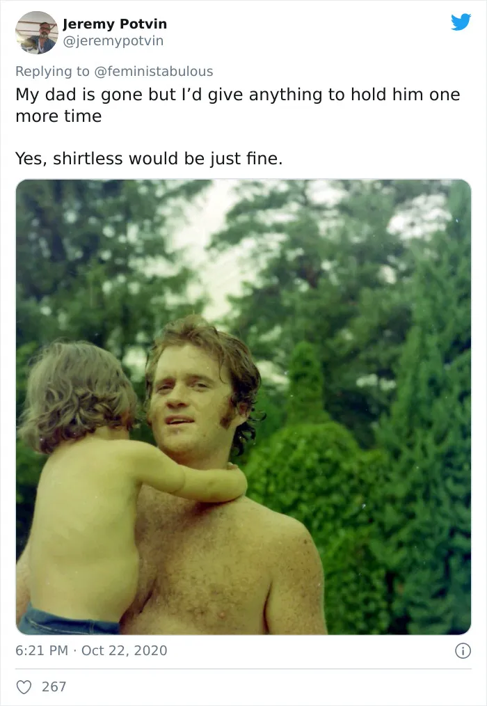 Los trolls dicen que esta foto de Joe Biden con su hijo no es apropiada, y la gente responde con fotos similarles para demostrar que no es así