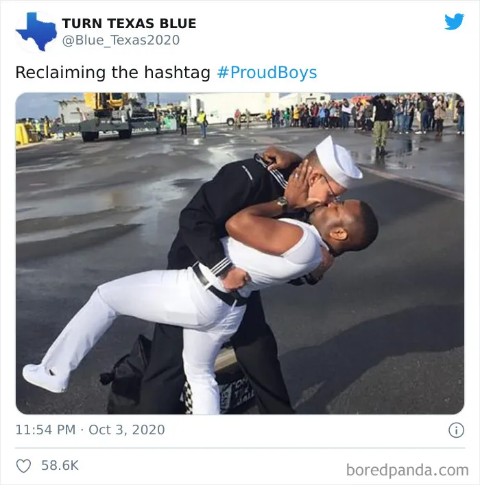 White Supremacist Group Makes The #ProudBoys Hashtag A Thing, The Gay Community Hijacks It