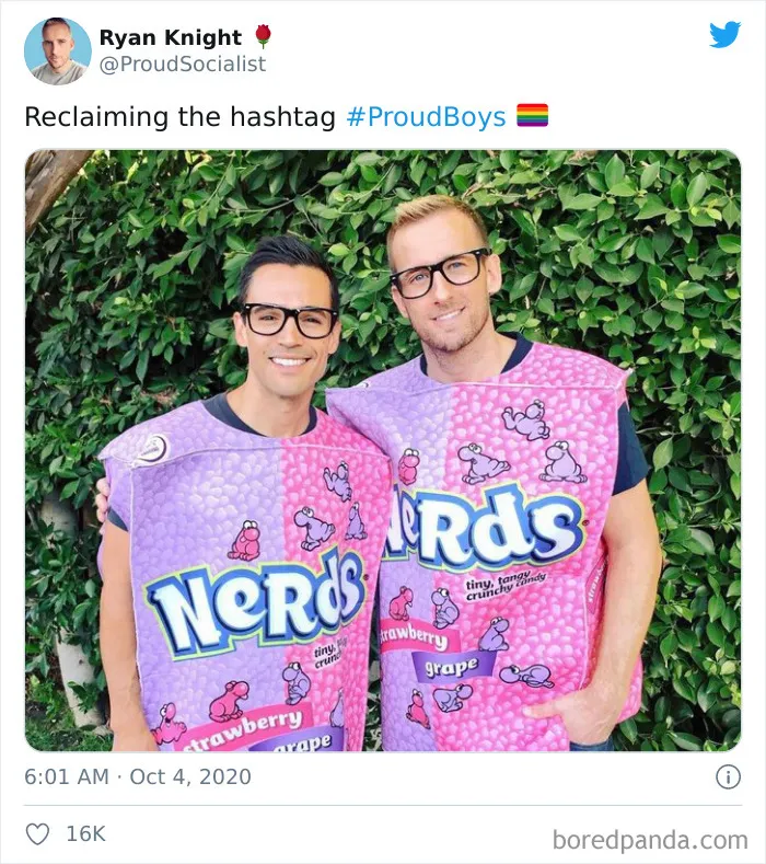White Supremacist Group Makes The #ProudBoys Hashtag A Thing, The Gay Community Hijacks It