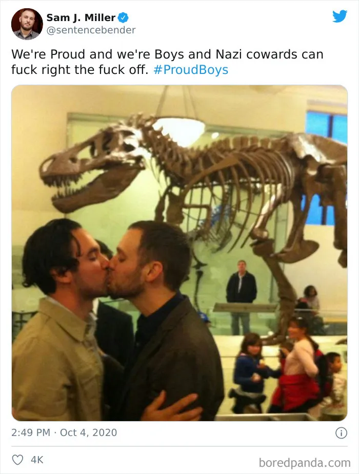 White Supremacist Group Makes The #ProudBoys Hashtag A Thing, The Gay Community Hijacks It