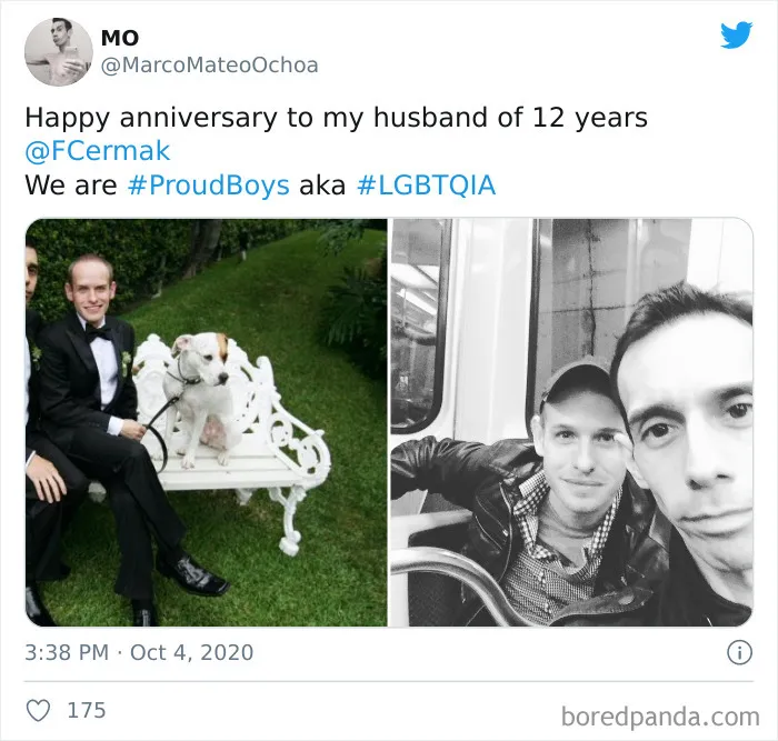 White Supremacist Group Makes The #ProudBoys Hashtag A Thing, The Gay Community Hijacks It