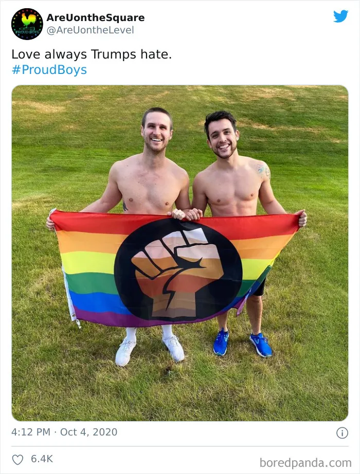 White Supremacist Group Makes The #ProudBoys Hashtag A Thing, The Gay Community Hijacks It