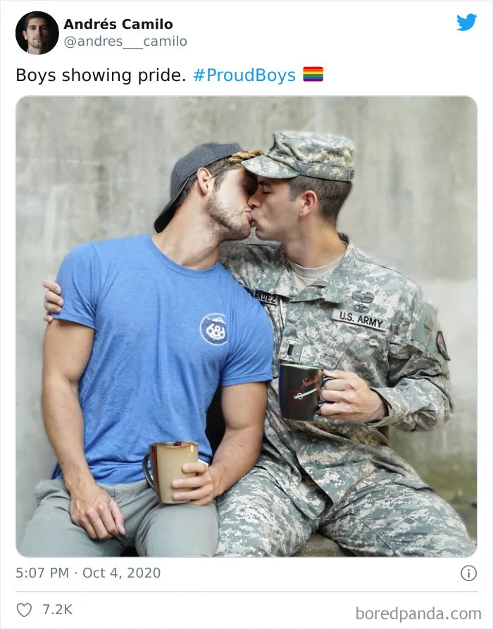 White Supremacist Group Makes The #ProudBoys Hashtag A Thing, The Gay Community Hijacks It