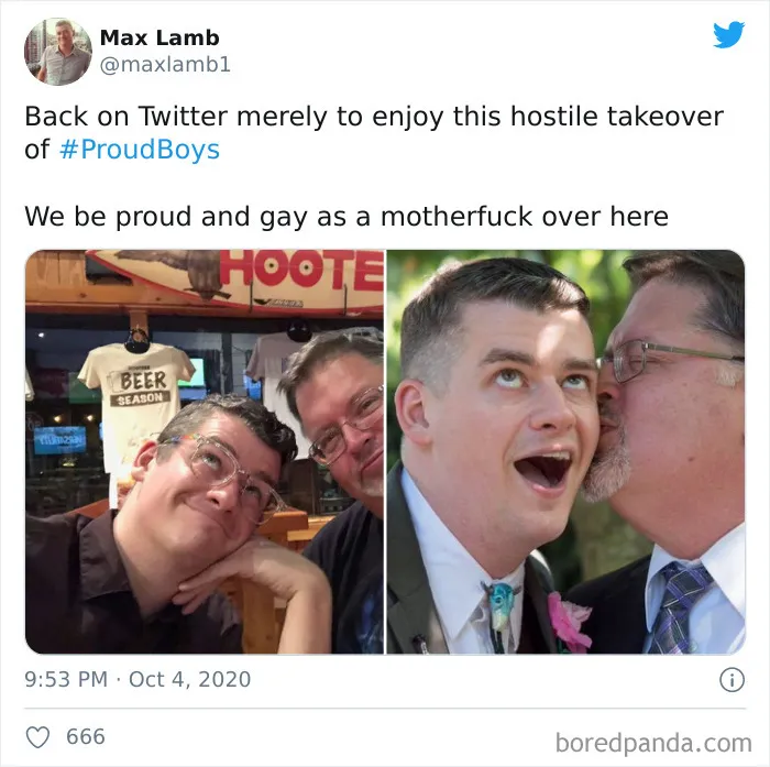 White Supremacist Group Makes The #ProudBoys Hashtag A Thing, The Gay Community Hijacks It