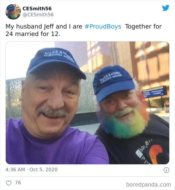White Supremacist Group Makes The #ProudBoys Hashtag A Thing, The Gay Community Hijacks It