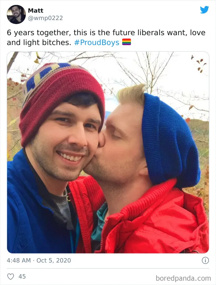 White Supremacist Group Makes The #ProudBoys Hashtag A Thing, The Gay Community Hijacks It