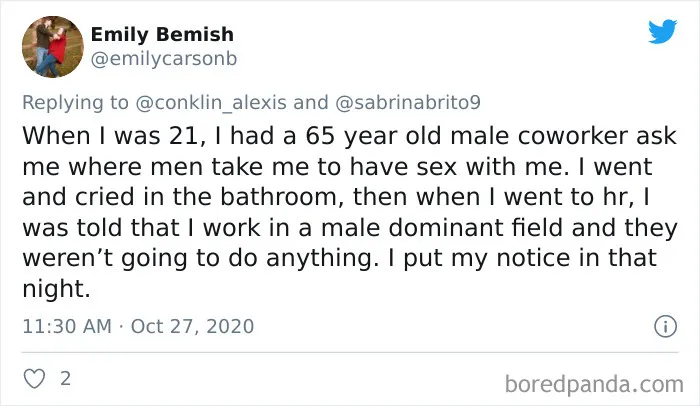 Women Are Sharing How Male Coworkers Creeped Them Out In 50 Tweets