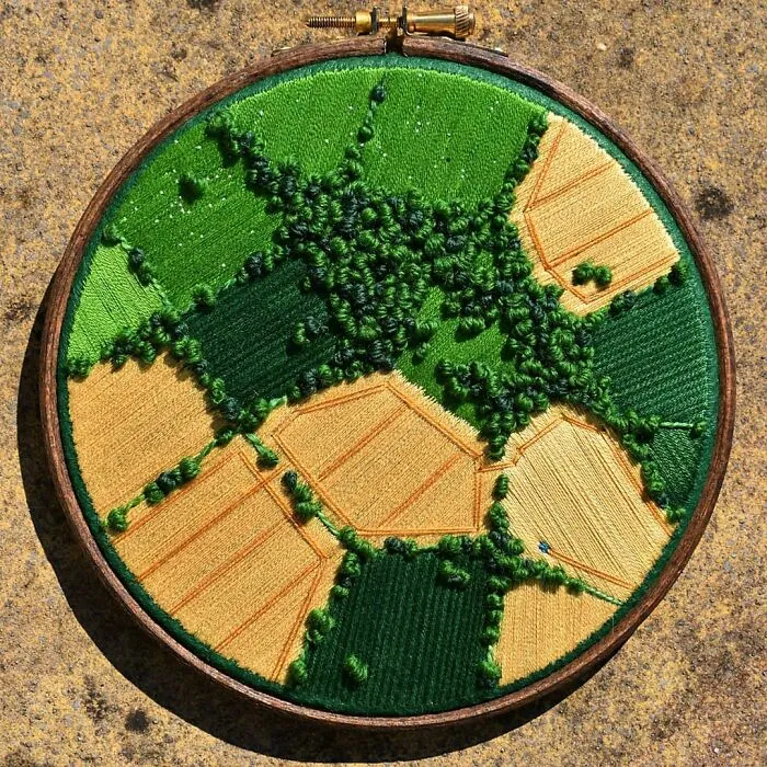 35 Of The Most Beautiful Pieces Of Aerial Embroidery Showing Off British Nature