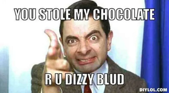 My Friend Stole My Brownie At Church School. My Reaction: