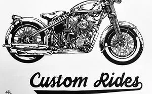 @ashtrokes - Combining Two Of My Passions Riding And Drawing Together To Make Realistic Drawings Which Takes 30 To 70 Hours!