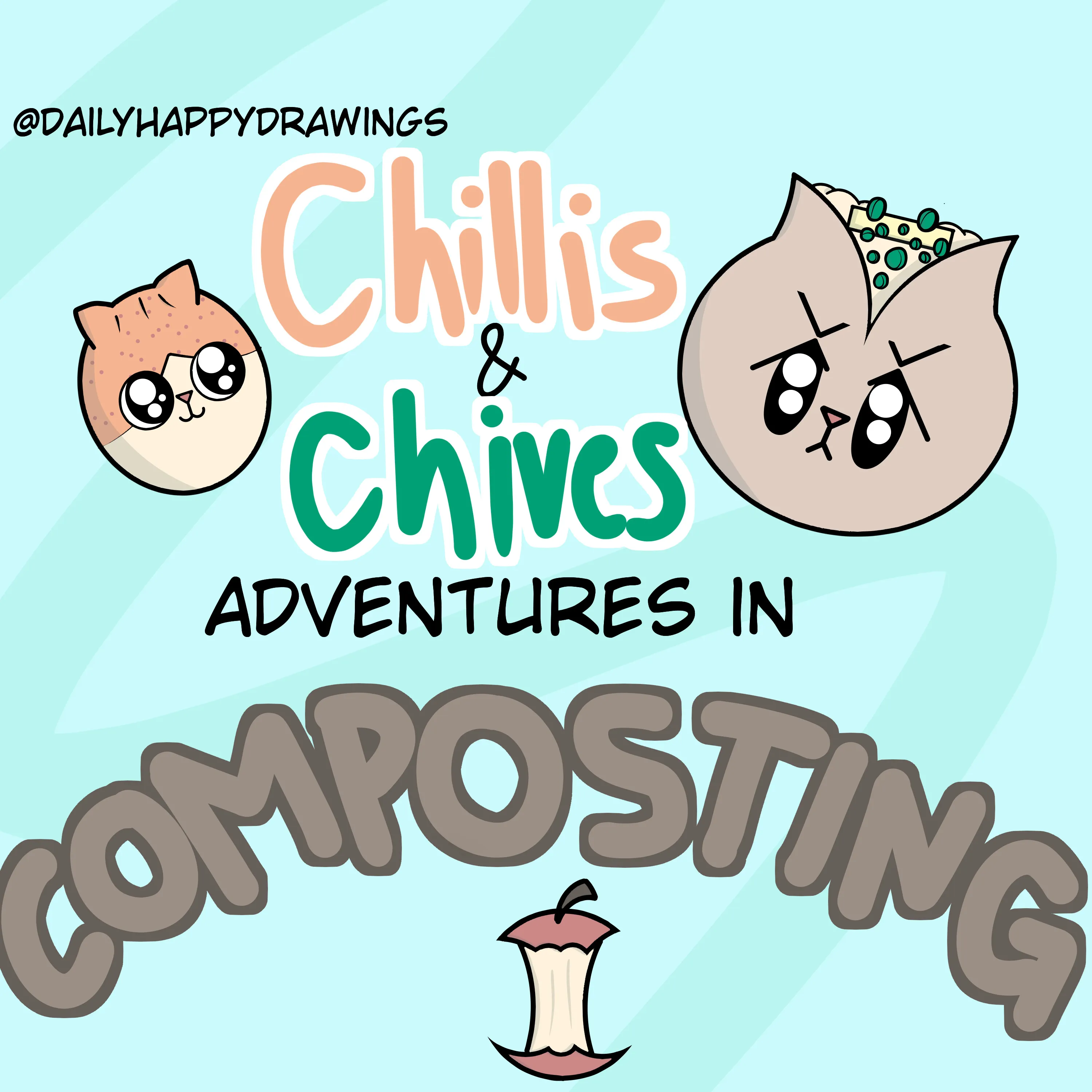 I Illustrate Comics About Composting Through The Eyes Of Cats