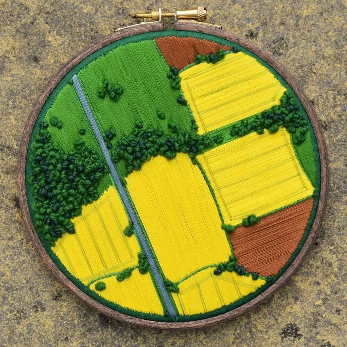 35 Of The Most Beautiful Pieces Of Aerial Embroidery Showing Off British Nature