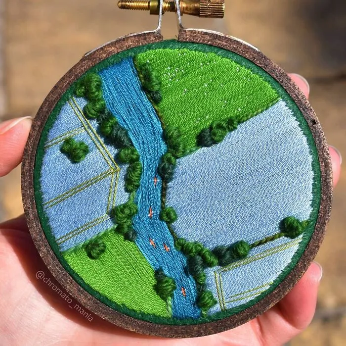 35 Of The Most Beautiful Pieces Of Aerial Embroidery Showing Off British Nature