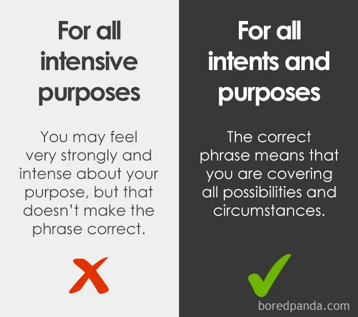 30 Phrases Many People Don't Know They're Using Incorrectly