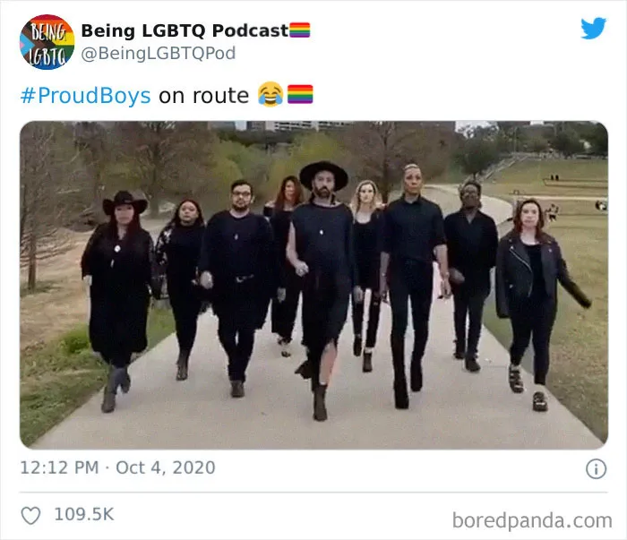 White Supremacist Group Makes The #ProudBoys Hashtag A Thing, The Gay Community Hijacks It