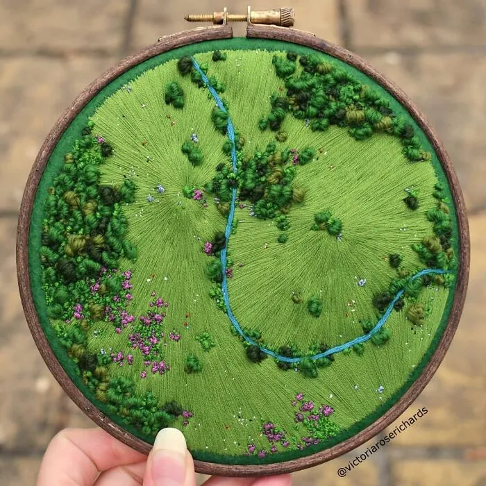 35 Of The Most Beautiful Pieces Of Aerial Embroidery Showing Off British Nature