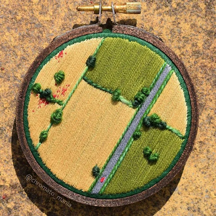 35 Of The Most Beautiful Pieces Of Aerial Embroidery Showing Off British Nature
