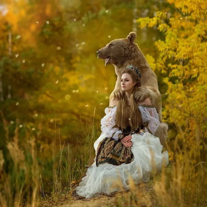 Russian Brown Bear Who Was Abandoned As A Cub And Raised By Humans Has Now Started A Modeling Career (35 Pics)