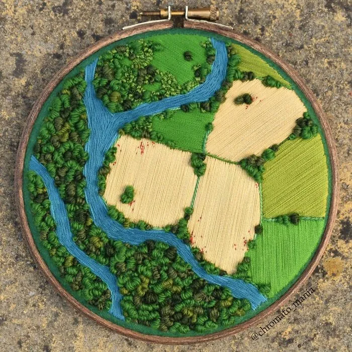35 Of The Most Beautiful Pieces Of Aerial Embroidery Showing Off British Nature