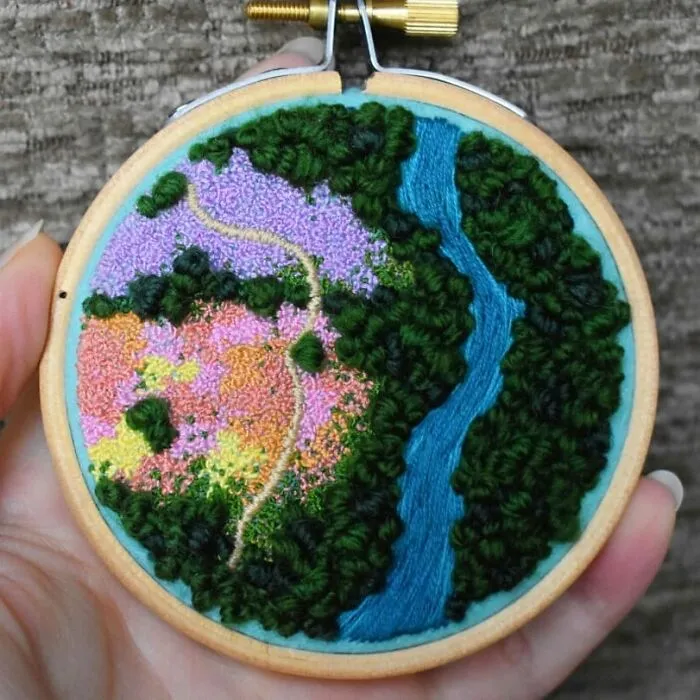 35 Of The Most Beautiful Pieces Of Aerial Embroidery Showing Off British Nature