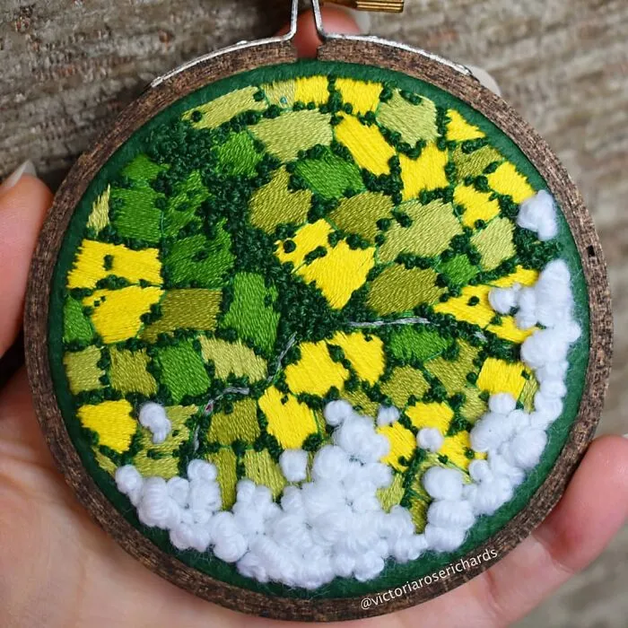 35 Of The Most Beautiful Pieces Of Aerial Embroidery Showing Off British Nature