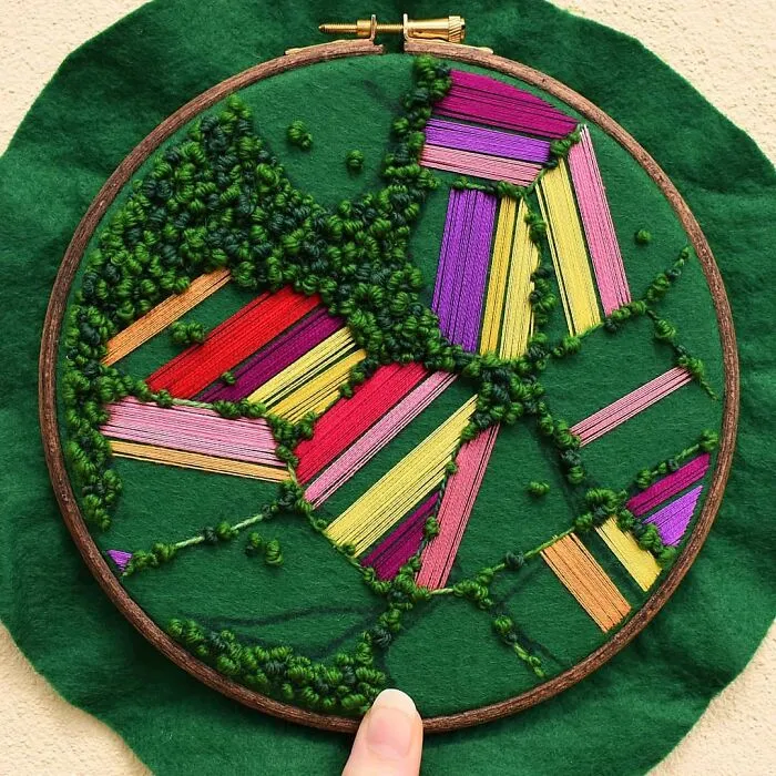 35 Of The Most Beautiful Pieces Of Aerial Embroidery Showing Off British Nature