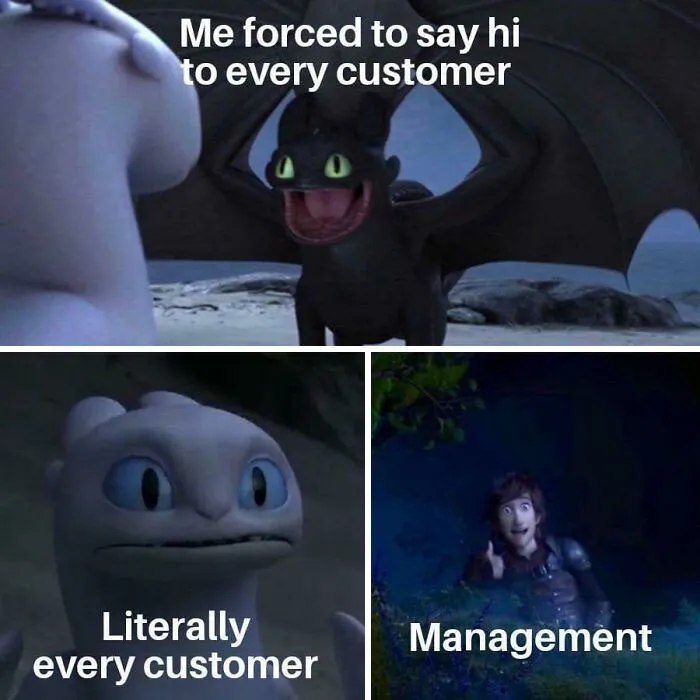 Customers Who Don't Say Hi