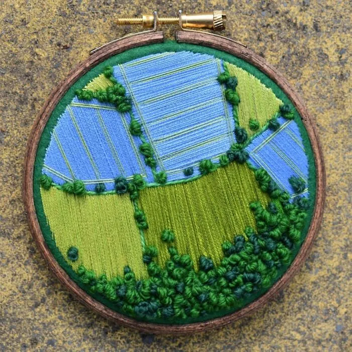 35 Of The Most Beautiful Pieces Of Aerial Embroidery Showing Off British Nature