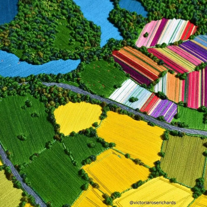 35 Of The Most Beautiful Pieces Of Aerial Embroidery Showing Off British Nature