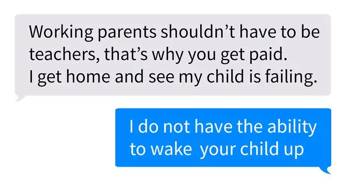 Teacher Shares What Entitled Parents They Get To Deal With And The Screenshots Go Viral