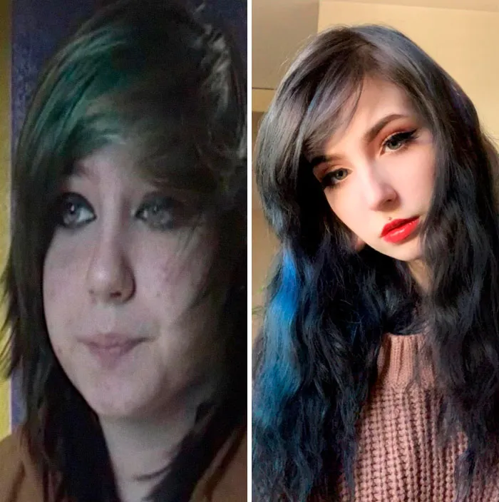 14 - 20, perdí peso, empecé a cuidarme y dejé de cortarme el pelo