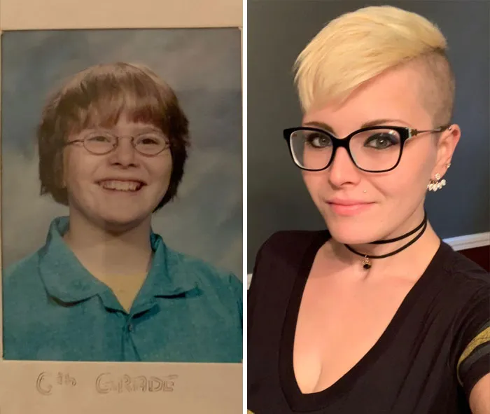 12 y 29. Aún con pelo corto y gafas, hay cosas que no cambian