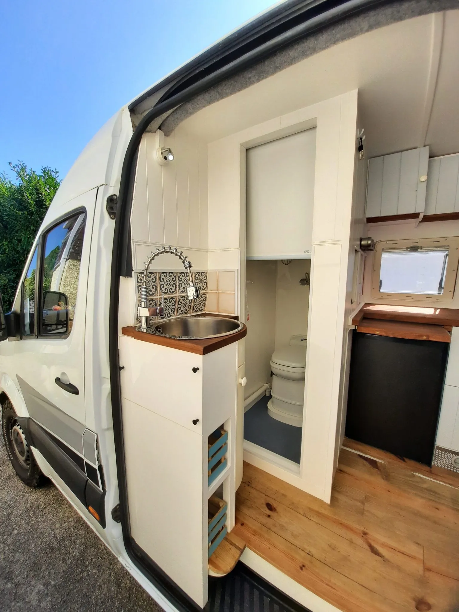 Handcrafted Mercedes Sprinter Build With Re-Claimed And Ecological Materials As Possible.