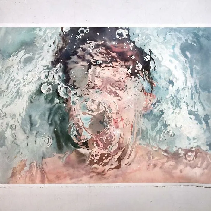 Brazilian Artist Paints Water Because He Thinks It's His Weakness, And It's Becoming His Strength (27 Pics)