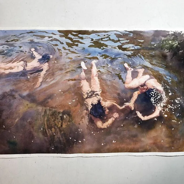 Brazilian Artist Paints Water Because He Thinks It's His Weakness, And It's Becoming His Strength (27 Pics)