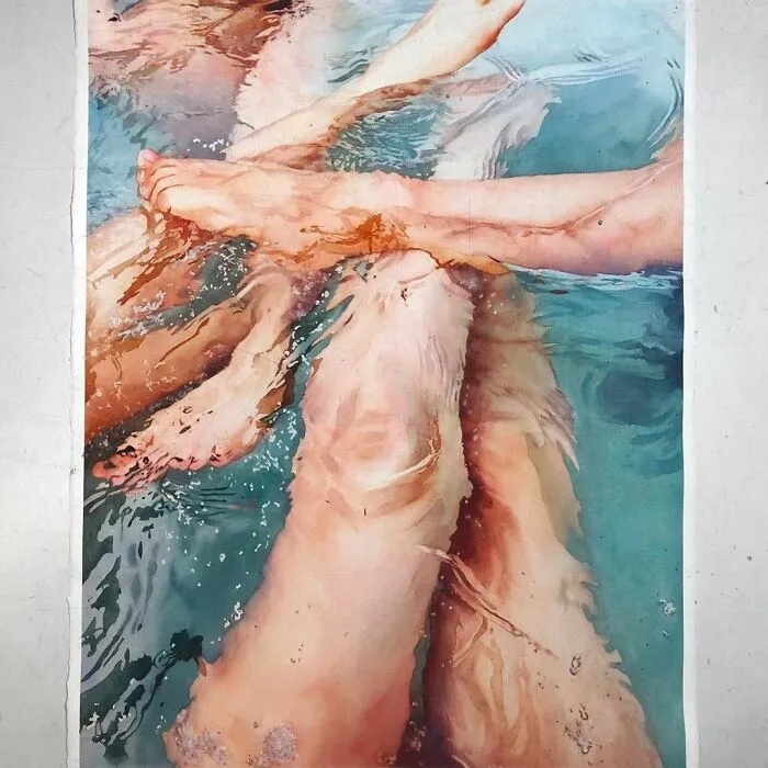 Brazilian Artist Paints Water Because He Thinks It's His Weakness, And It's Becoming His Strength (27 Pics)