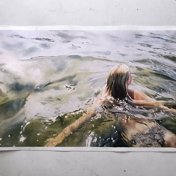 Brazilian Artist Paints Water Because He Thinks It's His Weakness, And It's Becoming His Strength (27 Pics)