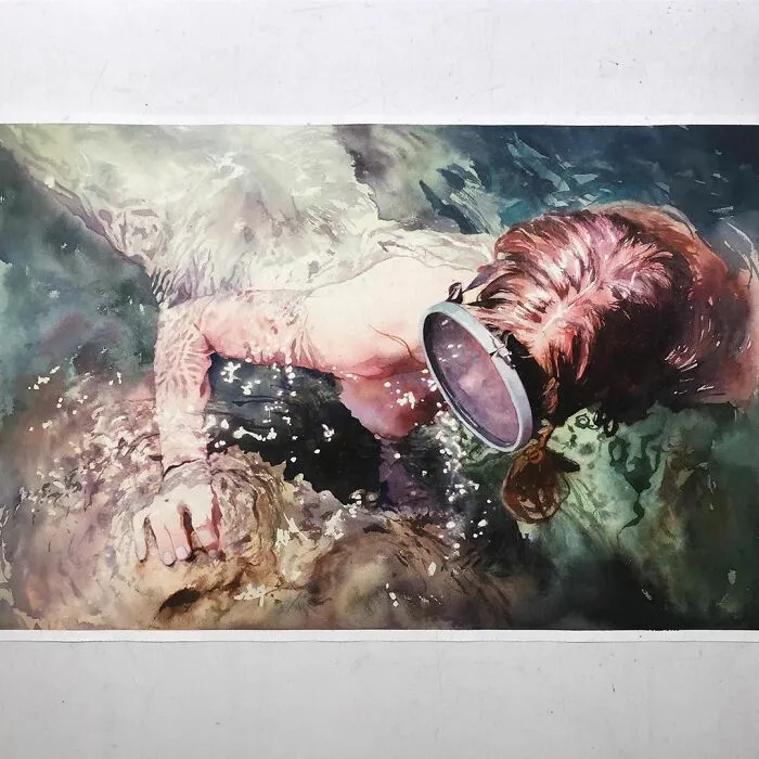 Brazilian Artist Paints Water Because He Thinks It's His Weakness, And It's Becoming His Strength (27 Pics)