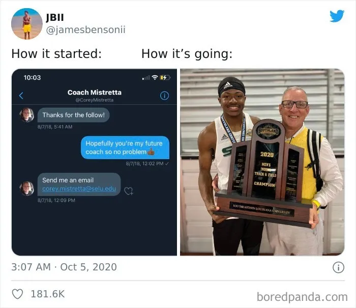 People Are Sharing Their Most "Feel-Good" ‘How It Started Vs. How It Ended’ Stories (42 New Pics)