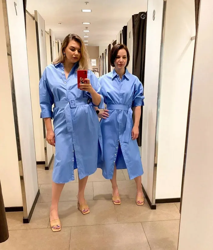 Estas mujeres comparan las tallas XL y XS de las mismas prendas, y las fotos se vuelven virales
