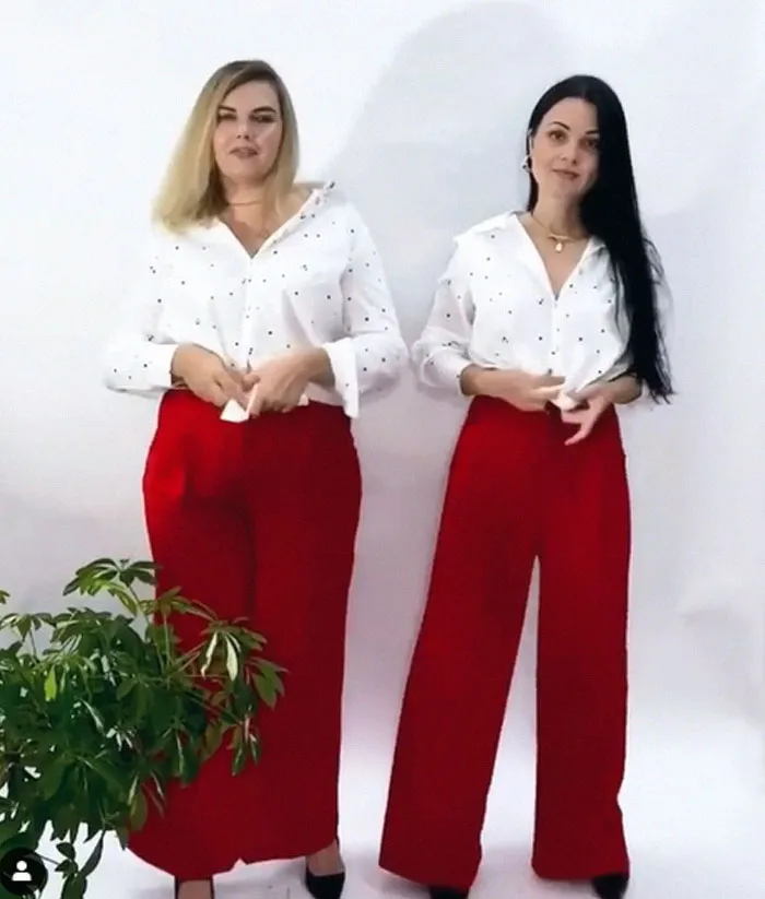 Estas mujeres comparan las tallas XL y XS de las mismas prendas, y las fotos se vuelven virales