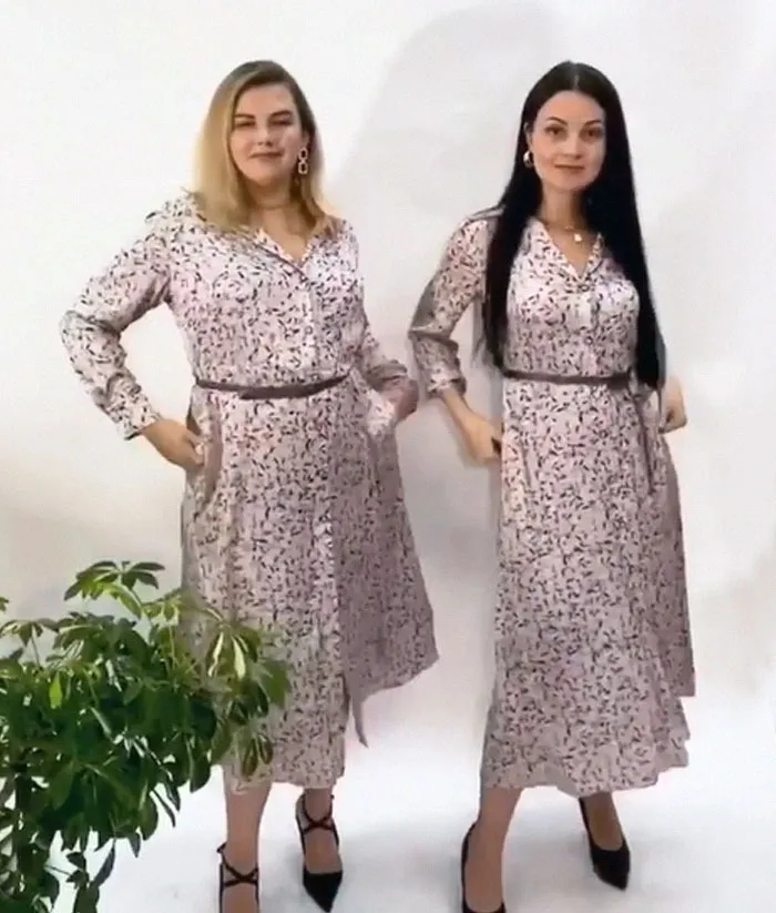 Estas mujeres comparan las tallas XL y XS de las mismas prendas, y las fotos se vuelven virales