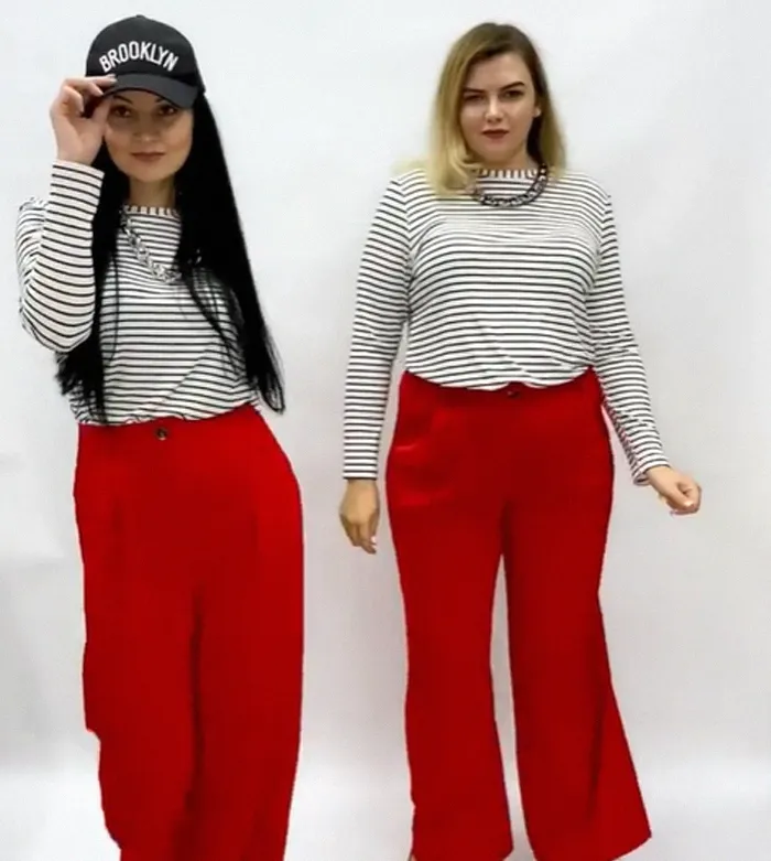 Estas mujeres comparan las tallas XL y XS de las mismas prendas, y las fotos se vuelven virales
