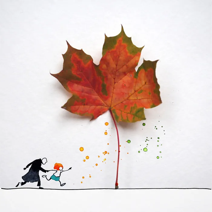 Lets Go To Collect Leaves!