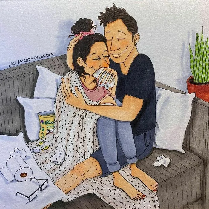 Esta artista dibuja lo que ocurre realmente en cada relación a puerta cerrada (30 nuevas imágenes)
