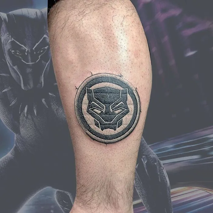 Artist Creates Tattoos That Look Like Sewn-On Patches And Here're 30 Of His Most Impressive Works