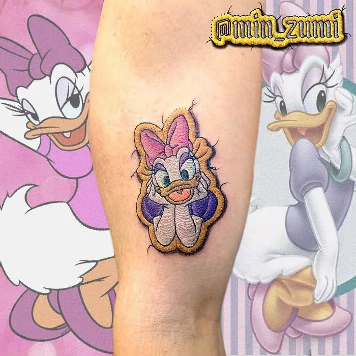 Artist Creates Tattoos That Look Like Sewn-On Patches And Here're 30 Of His Most Impressive Works