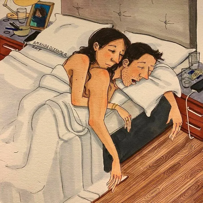 Esta artista dibuja lo que ocurre realmente en cada relación a puerta cerrada (30 nuevas imágenes)
