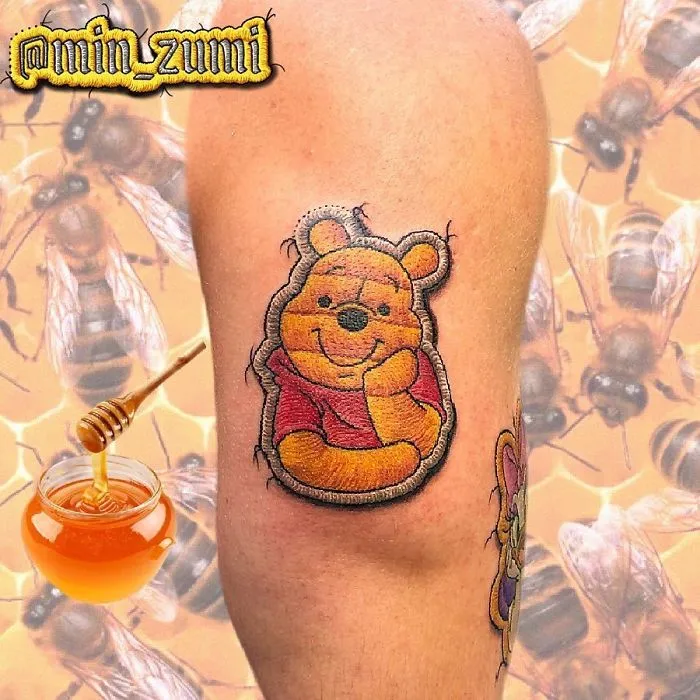 Artist Creates Tattoos That Look Like Sewn-On Patches And Here're 30 Of His Most Impressive Works